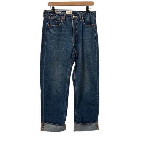 Universal Thread Jeans Womens 8 Regular Mid Rise 90's Baggy Boho Y2K festival re - Picture 1 of 11